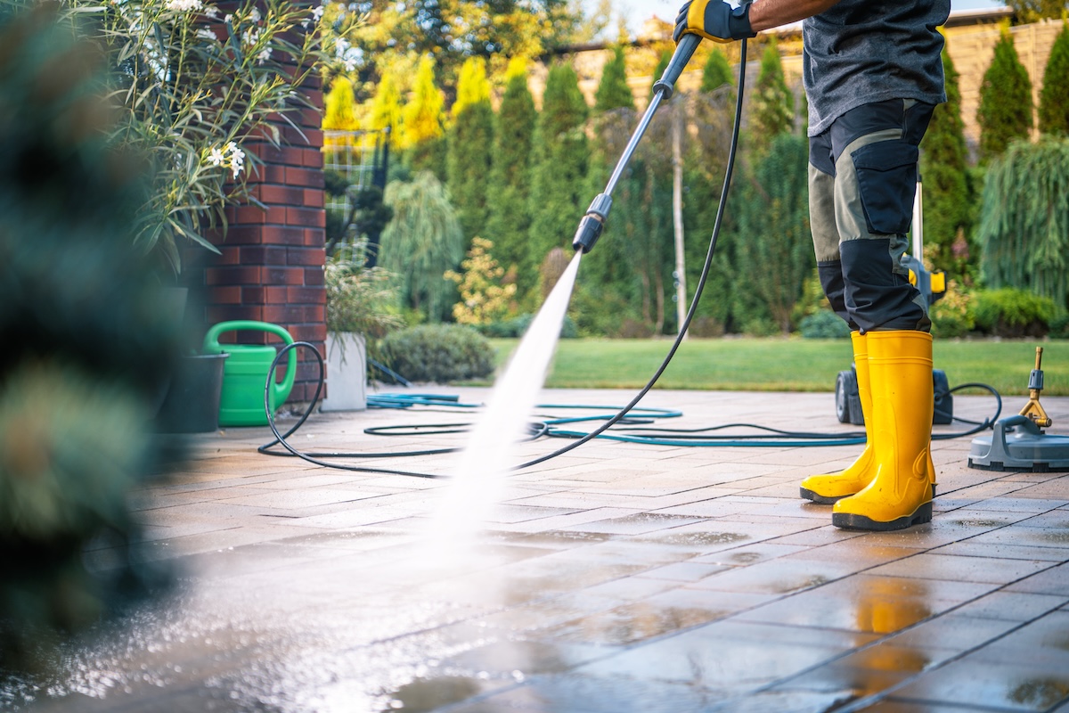 Deck and patio washing service